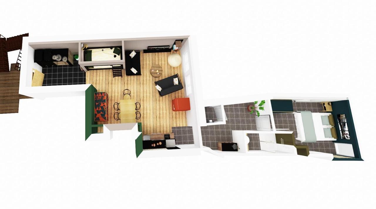 Louhans Les Petites Arcades Avec Ses Deux Appartements Cote Arcades Et Cote Cour Exterior foto
